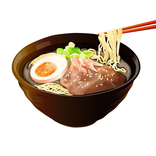 Ilustración de alimentos: Ilustración de comida japonesa —  Fotos de Stock