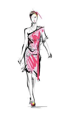 Bir modeldir. Kroki.