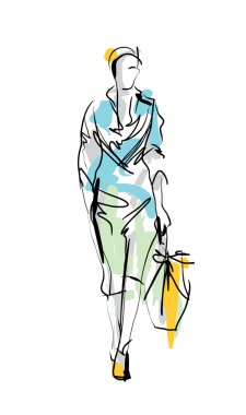 Bir modeldir. Kroki.