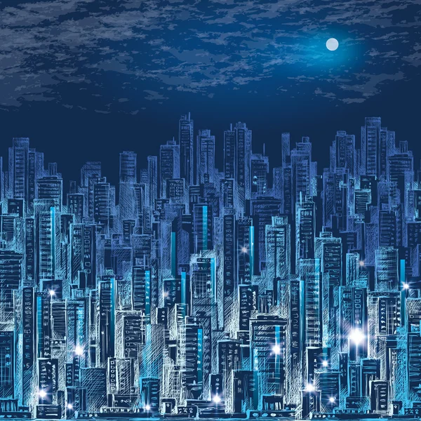 Contexte de la ville — Image vectorielle