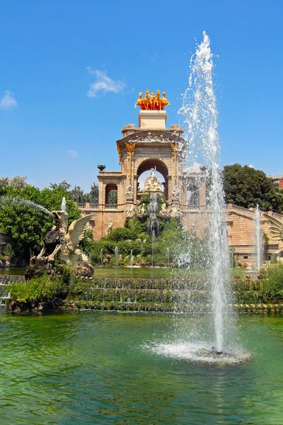 Fountain of Parc de la ciutadella - Barcelona — Stock Photo, Image