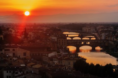 Floransa 'nın panoramik görüntüsü 
