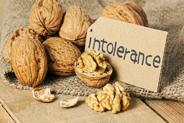 intorelance fındık arka plan üzerinde