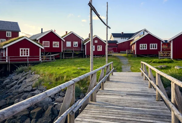 Reine Rybářská Vesnice Ostrovech Lofoten Norsko — Stock fotografie