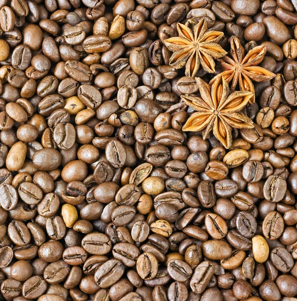 Texture coffee beans — Stock Photo, Image