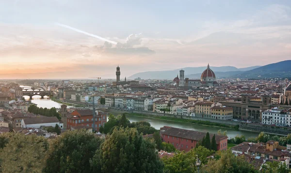 Panoramablick auf florenz - toskana, italien — Stockfoto