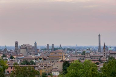 İtalya 'nın ünlü eski Bologna kasabası - Fotoğraf
