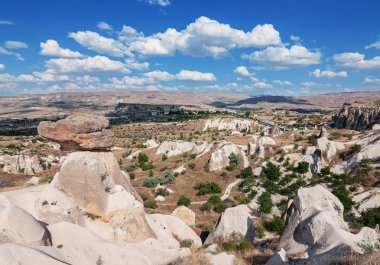Kapadokya'nın panoramik görünüm