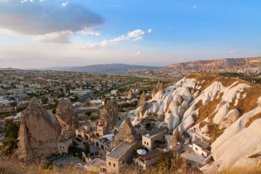 Kapadokya'nın panoramik görünüm