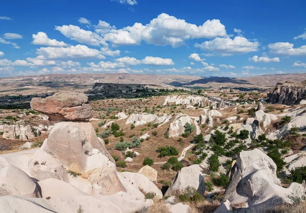 Panoramiczne widoki na krajobrazy Kapadocji — Zdjęcie stockowe