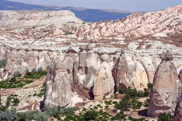 Panoramisch uitzicht van Cappadocië — Stockfoto