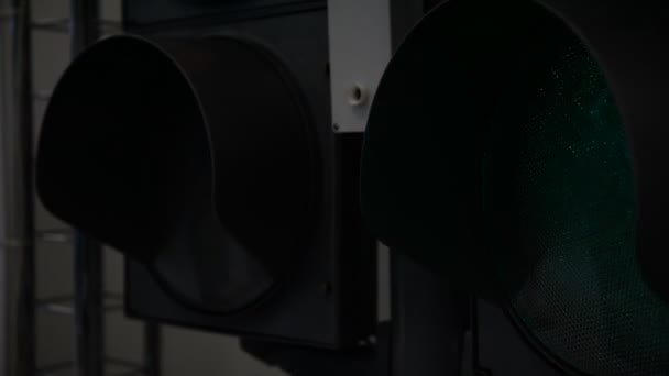 Feu de circulation gros plan  