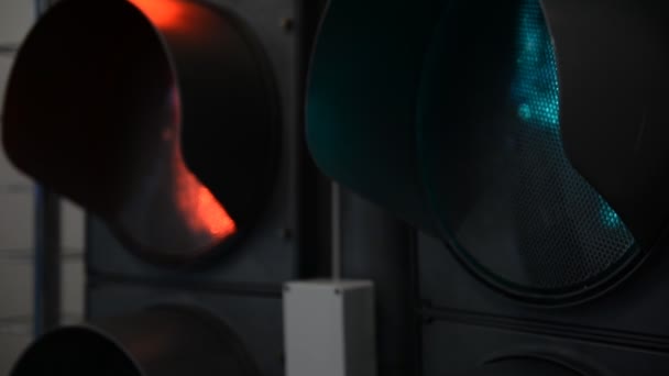 Feu de circulation gros plan  