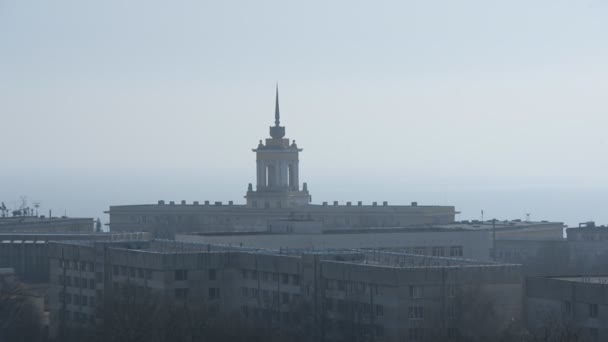 Warna, Bułgaria - 20 stycznia 2015: Varna. Bułgaria. Szkoły morskiej — Wideo stockowe