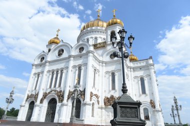Moskova, - 15 Mayıs: Katedral Mesih'in Savior. 15 Mayıs 2015 yılında Moskova, Rusya Federasyonu