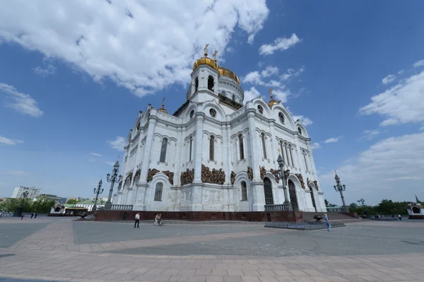 Moskau, - 15. Mai: Kathedrale des Erlösers Christus. 15. Mai 2015 in Moskau, Russland — Stockfoto