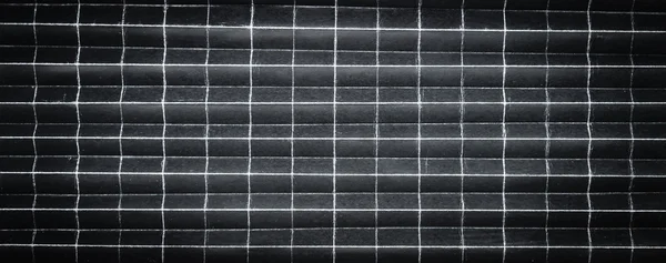 256 部分で折り畳まれた黒い紙の背景パターン — ストック写真