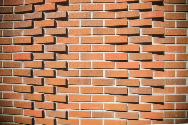 Brown brick wall pattern — Stock Photo, Image