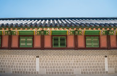 Korece tarzı klasik ahşap duvar desen