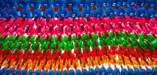 Colorful paper lantern for Lotus lantern festival in South Korea — Stock Photo, Image