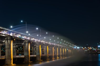 Güzel Gökkuşağı Köprüsü Güney Kore