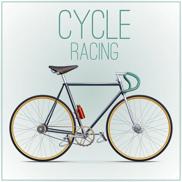 Cykel racing koncept Stockvektor