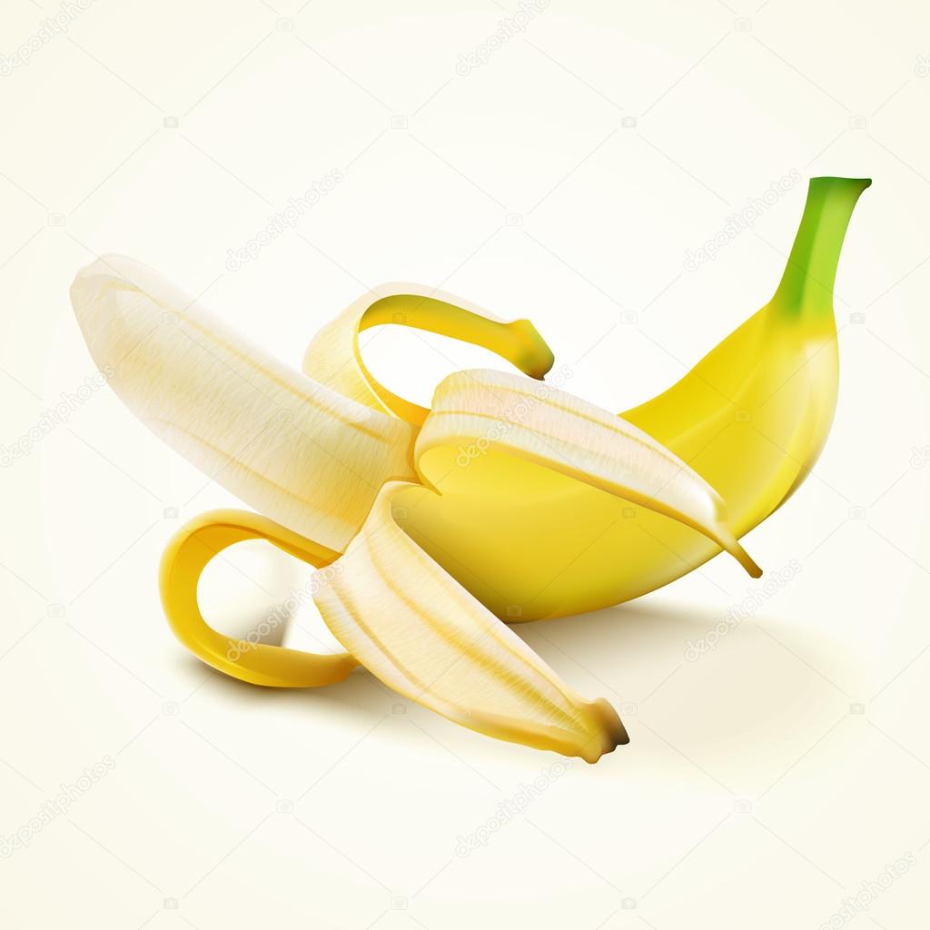 Banana fruit close up.
