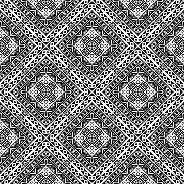 Modèle de tissu ornemental tribal — Image vectorielle