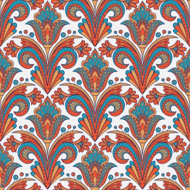 çiçek damask desenli