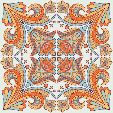 Halk tarzı çiçek tasarım