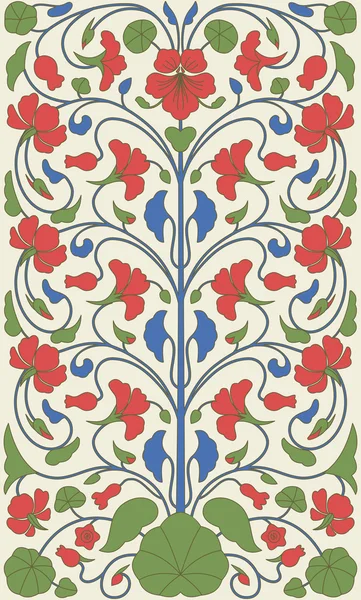 Patrón floral vintage estilo Pascua — Archivo Imágenes Vectoriales
