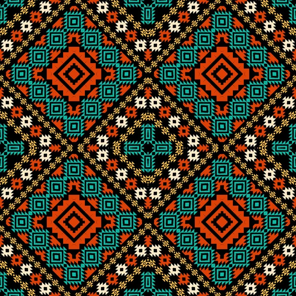 Colorful ethnic ornament — Stock Vector