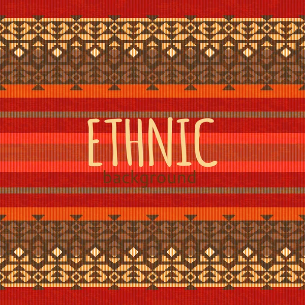 Abstrakter Hintergrund im ethnischen Stil — Stockvektor