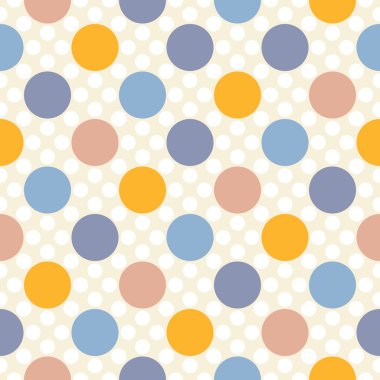 Polka dot retro desen