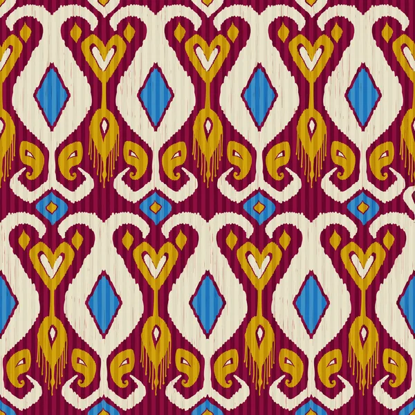 Modello Ikat — Vettoriale Stock