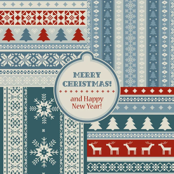 Geleneksel örme Noel desenleri