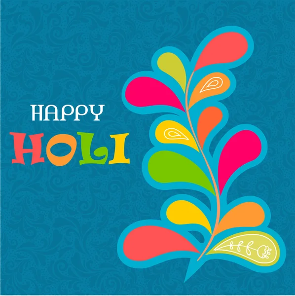 Festival indien de couleur holi bacground — Image vectorielle