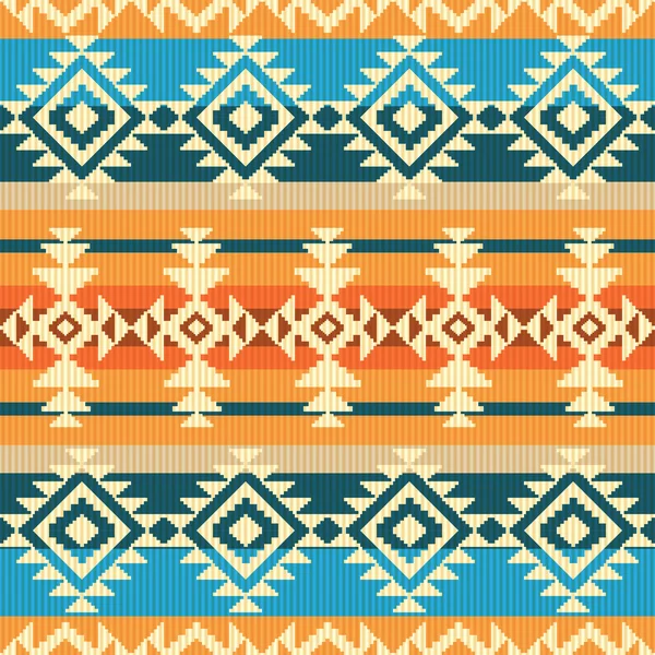 Navajo stil geometriska seamless mönster — Stock vektor