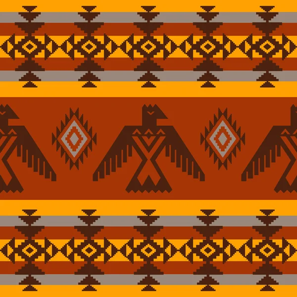 Kızılderili kabile stili etnik seamless modeli