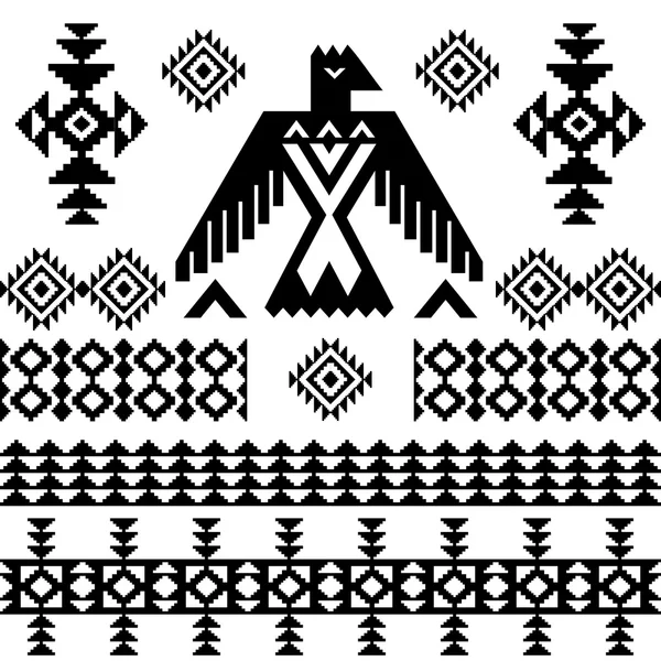 Vektör kabile vintage yerli etnik köken