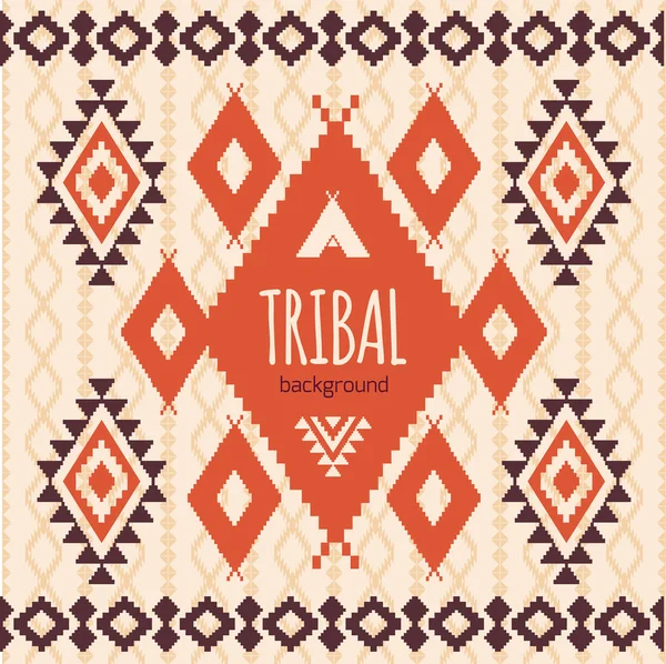 Tribal bakgrund — Stock vektor