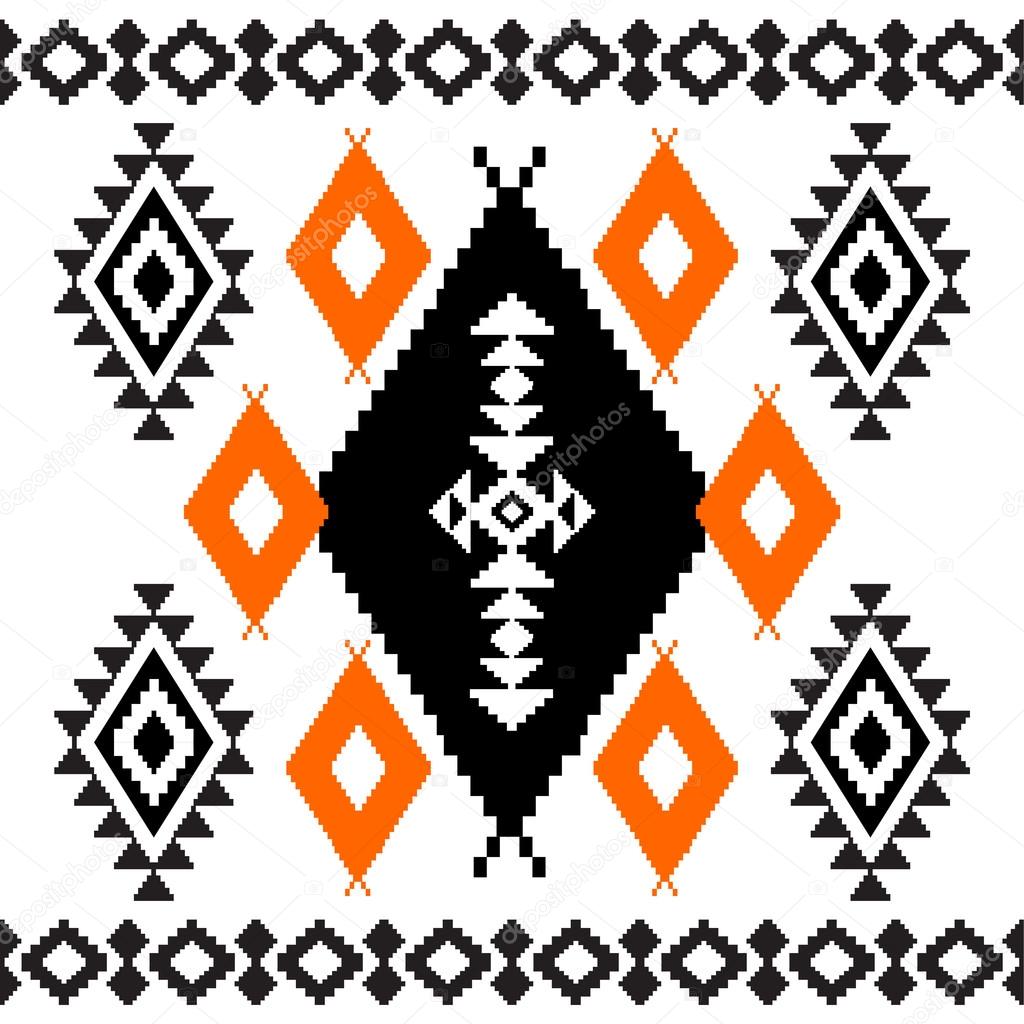 Tribal ornament native anerican style
