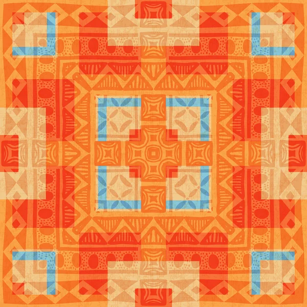 Colorido patrón étnico tribal — Vector de stock