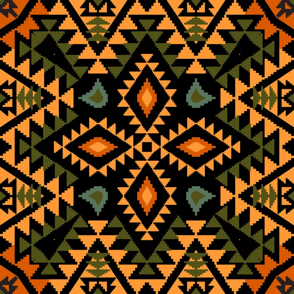 Abstrakt etniska dekorativa mönster — Stock vektor