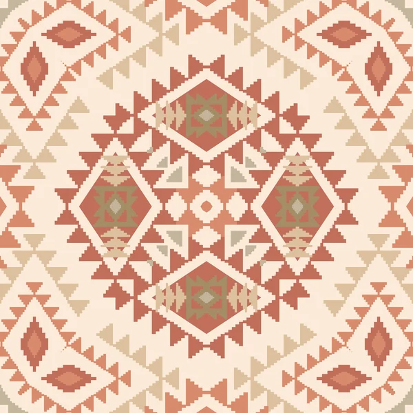 Padrão abstrato em estilo navajo tribal — Vetor de Stock