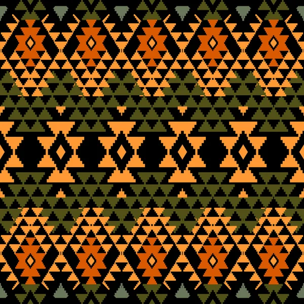 Modèle textile ethnique — Image vectorielle