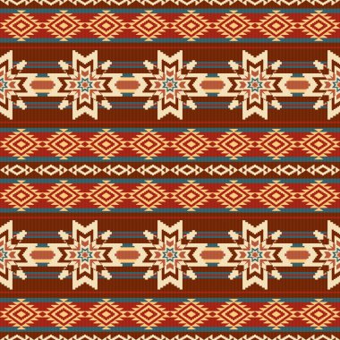 Absract etnik textil desen yıldız ile