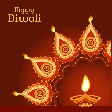 Hint Festivali diwali vektör arka plan