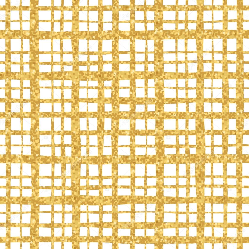 fundo padrão xadrez branco e dourado, papel de parede dourado