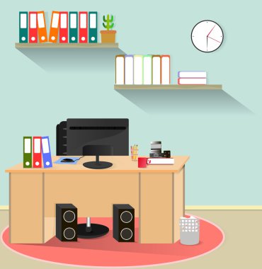 konulu çalışma bilgisayarı gösteren resim